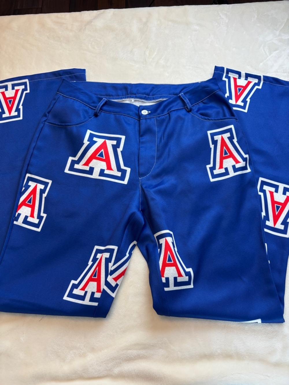 Women's University of Arizona Pants with Red & White 'A' Logo - Size M Go Cats!